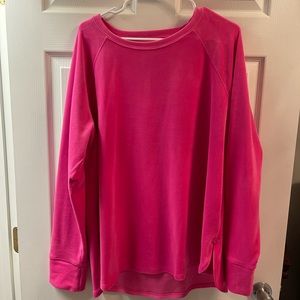 EUC luxletic lilly pulitzer velvet pullover